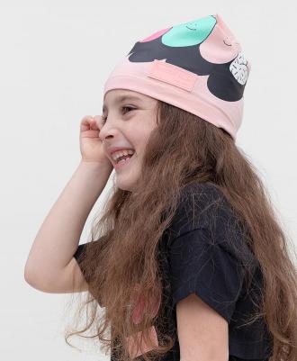 Шапка детская 122BBGMX73016300 цв. розовый р. 54 – фото 4