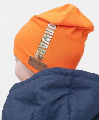 Шапка оранжевая (54) – фото 2