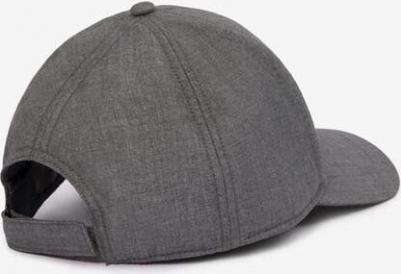 Кепка с нашивками серая для девочки Select, 54-56, 223GLEGC7101 – фото 1