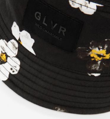 Панама с цветочным рисунком черная для девочек (56) – фото 3