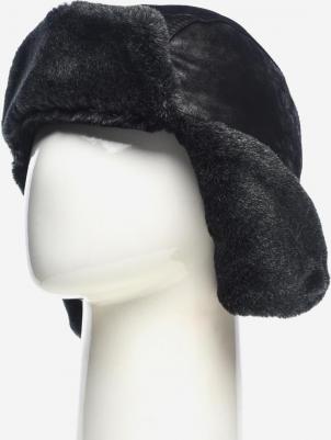 Шапка ушанка мужская 147884723 черная, р.56-58 – фото 4