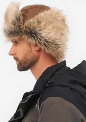 Шапка ушанка мужская 1547849304 коричневая, р.56-58 – фото 10