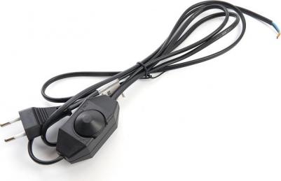 Сетевой шнур с диммером 230V 2м, черный, DM103-200W, цена за 1 шт – фото 2