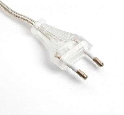 Сетевой шнур с диммером 230V 2м, прозрачный, DM103-200W – фото 1