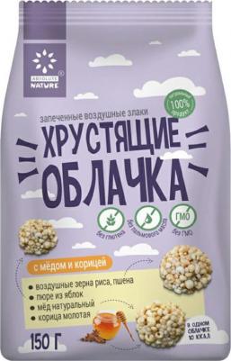 Сухой завтрак Хрустящие облачка воздушные злаки с медом и корицей 150 г