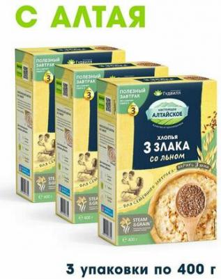 Хлопья 3 злака со льном – фото 3