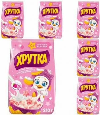 Сухой завтрак подушечки клубнично-ванильное настроение 210 г