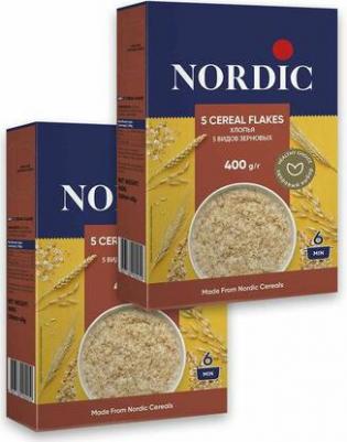 Хлопья 5 видов зерновых 2*400 г – фото 1