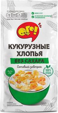 Хлопья кукурузные без сахара, 200 г – фото 1