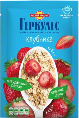 Каша Геркулес овсяная с клубникой 35г (упаковка 12 шт.) – фото 4