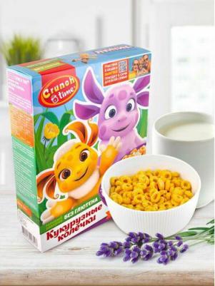 Сухой завтрак колечки Crunch Time Лунтик кукурузные 170 г