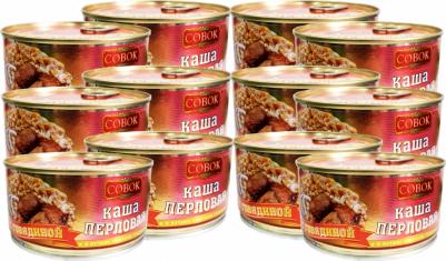 Каша перловая с говядиной, ГОСТ, 12 шт по 325 г – фото 1