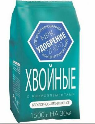 Минеральное удобрение Хвойное с микроэлементами. 1.5кг 51777 – фото 2
