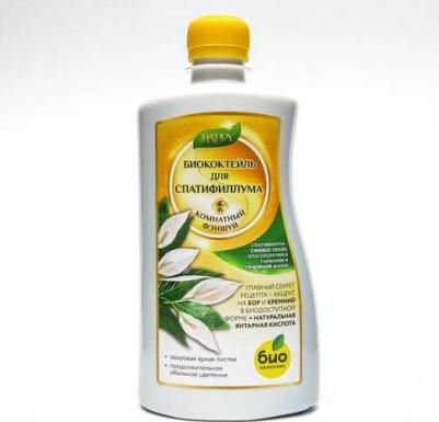 Удобрение Биококтейль “Для спатифиллума” 0,5л (серия Happy) – фото 1