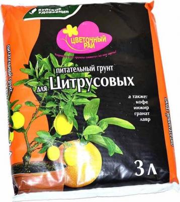 Грунт Цветочный рай: для цитрусовых, 3 л (4607019650613) – фото 8