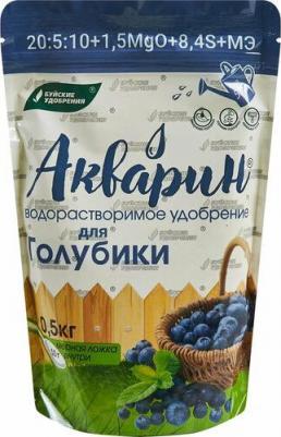Удобрение комплексное водорастворимое Акварин"Для голубики", 0,5 кг 9355816