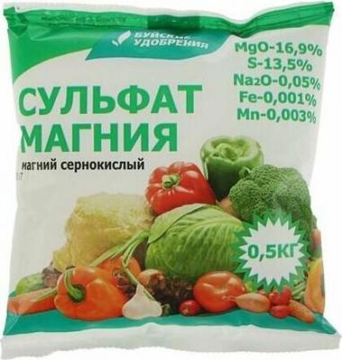 Удобрение сульфат магния 0,5 кг – фото 1