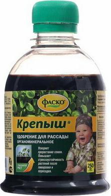 Удобрение для рассады Крепыш органоминеральное, 250 мл – фото 2