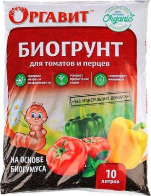 Грунт Биогрунт на основе биогумуса для томатов и перцев 10 л – фото 2