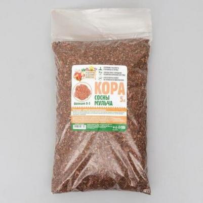 Мульча кора сосны фракция 0-3, 5 л – фото 3