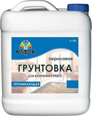 Акриловая грунтовка для внутренних работ Л101