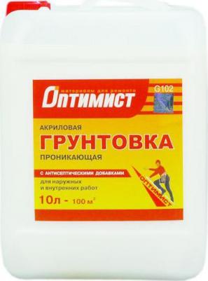 Проникающая акриловая грунтовка для наружных и внутренних работ G102 4607067840059 – фото 3