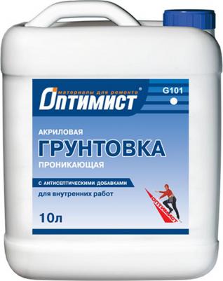 Проникающая акриловая грунтовка для внутренних работ G101 – фото 3