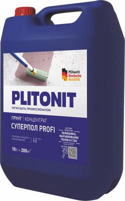 Грунт СуперПол Profi глубокого проникновения 10 л концентрат 1:3 – фото 1