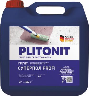 Грунт СуперПол Profi глубокого проникновения 3 л концентрат 1:3