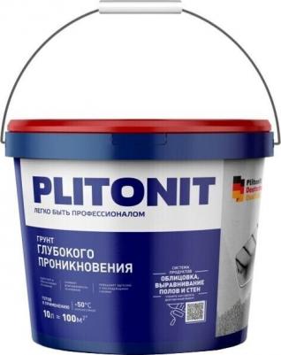 Грунтовка для сухих и влажных помещений Глубокого проникновения прозрачная 10 л