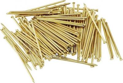 Гвозди финишные латунированные, 1.4х40, 40 шт – фото 8