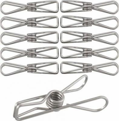 Прищепки для белья металлические, 10 шт 7483518 – фото 1