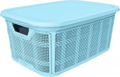 Корзина с крышкой Jute 26 л в ассортименте – фото 1