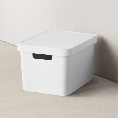 Ящик для хранения 17л Folk, белый