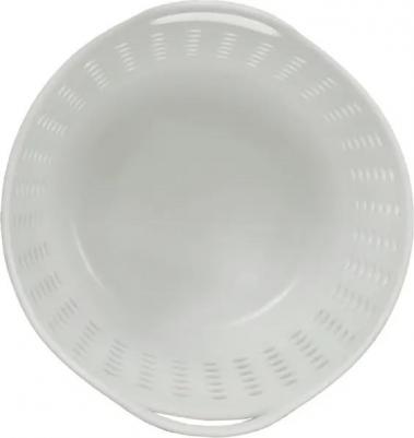 Корзинка для мелочей 11x10x8.5 см пластик цвет белый – фото 1