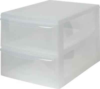 Органайзер комод настольный, формат А4, 2 ящика, 260x368x265 мм, серый – фото 9