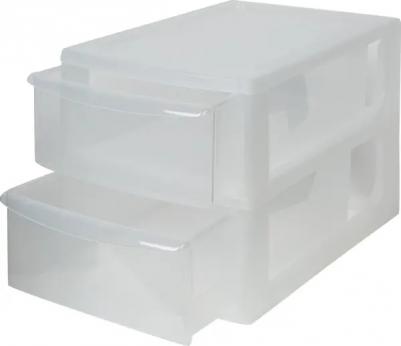 Органайзер комод настольный, формат А4, 2 ящика, 260x368x265 мм, серый – фото 10