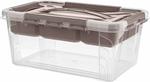 Ящик Эконова Универсальный С Замками И Вставкой- Органайзером "Grand Box", 290х190х124мм, 4,2л – фото 1