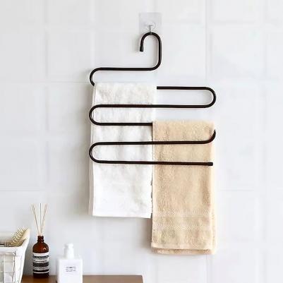 Вешалка для брюк и одежды "Змейка", комплект 2 штуки, 5 секций, размер 34 х 36 см, белые – фото 9