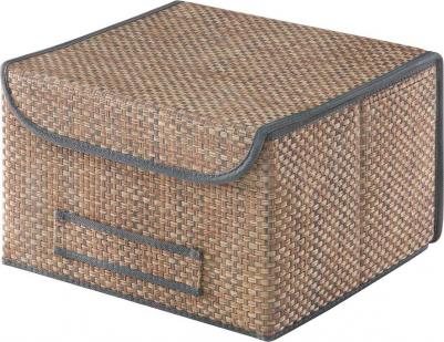 Коробка для хранения с крышкой синий 35х30х22 см – фото 6