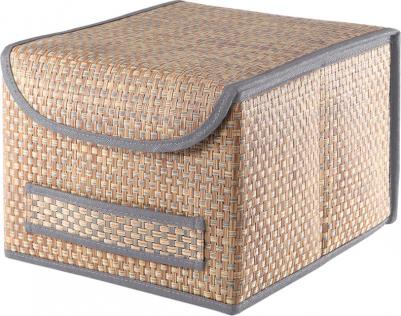 Коробка для хранения с крышкой синяя ВО-031