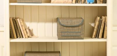 Коробка для хранения с крышкой синяя ВО-031 – фото 3