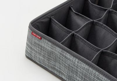 Органайзер для носков, чулок, колготок 35x35x10см, 16 ячеек – фото 2