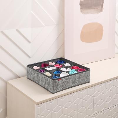 Органайзер для носков, чулок, колготок 35x35x10см, 16 ячеек – фото 4
