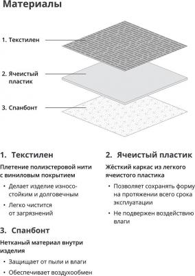 Ящик с отделениями For Professionals 50x22x18см, коричневый – фото 8