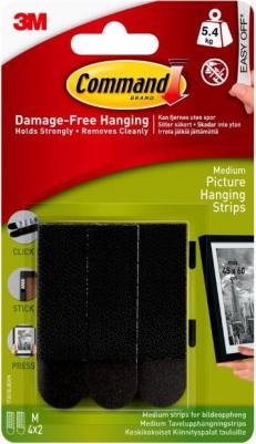 Застежки клейкие для картин,черн.,средн,4 пары,17201BLK(7100109343) – фото 1