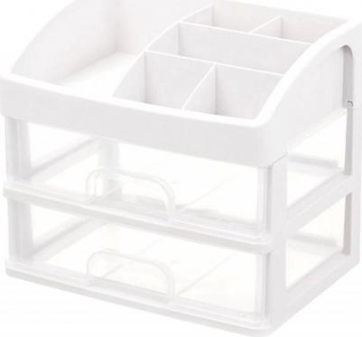 Органайзер для хранения косметики, канцтоваров, мелочей, два уровня, 20,5 х 16 х 23 см – фото 8