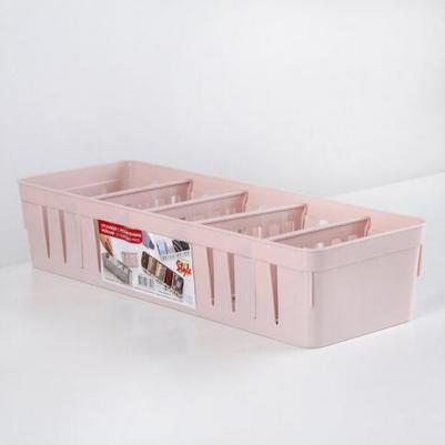 Органайзер с регулируемыми ячейками, 11,2x31,5x6,5 см, цвет микс 07409 – фото 1