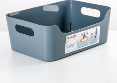 Корзина универсальная Scandi, 240 x 170 x 90 мм, 3,1 л, серая – фото 3