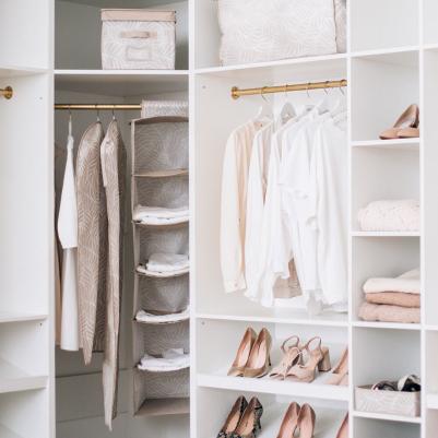 Чехол для одежды "Листья", 1000х600 мм, бежевый – фото 4